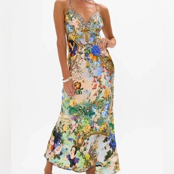 Gorgeous Silk Beaded Dress - Picture 3 of 5